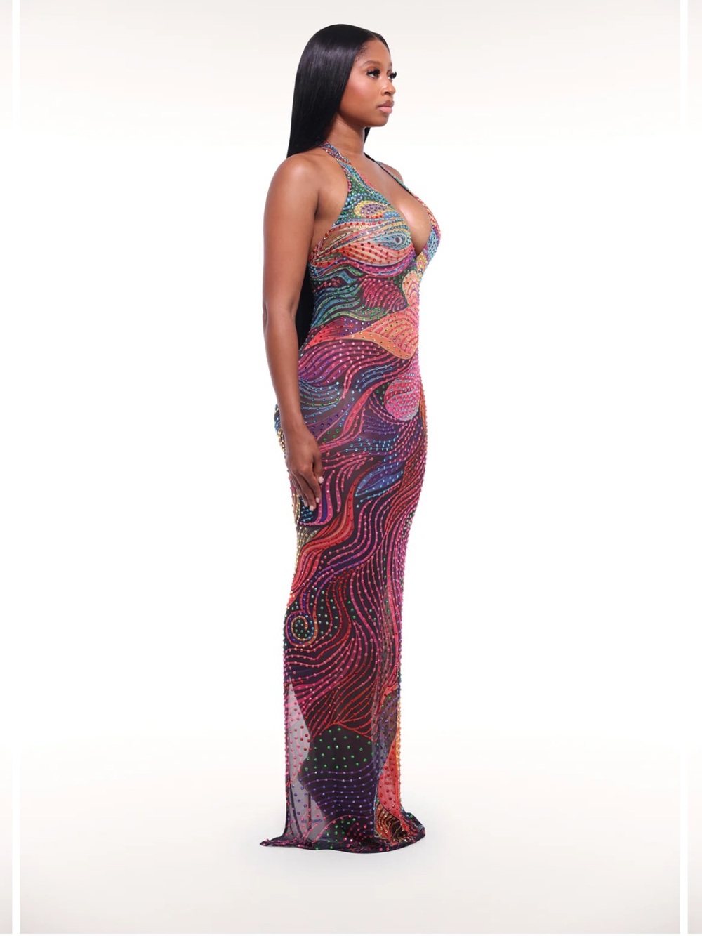Mirage Multicolor Maxi Dress